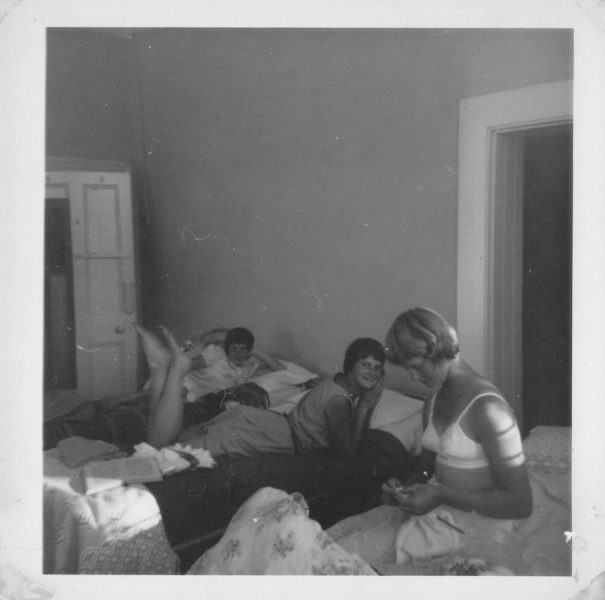 VIA-E-Dorm—1963-Marion-Shaylor,-Marilyn-Cameron,-Margaret-Forrest
